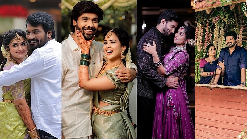 2024 - திருமண உறவில் இணைந்த சின்ன திரை நட்சத்திரங்கள்!