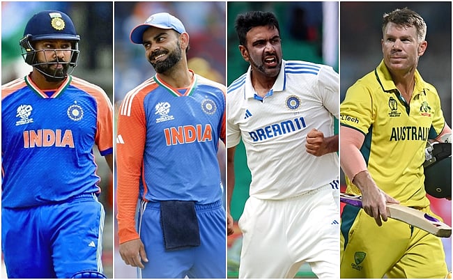 ரோஹித் முதல் அஸ்வின் வரை... 2024-ல் ஓய்வுபெற்ற டாப் 10 கிரிக்கெட் வீரர்கள்!