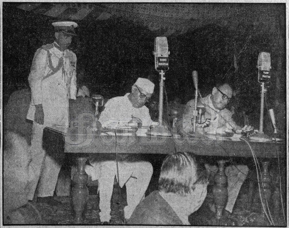 கராச்சியில் நேரு, அயூப் கையெழுத்திட்ட சிந்து நதி உடன்பாடு! நேருவை வரவேற்ற லட்சம் பேர்!