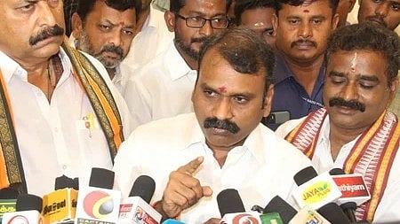 அராஜக ஆட்சி நடத்தும் திமுக ஏப்ரலில் வீட்டுக்குச் செல்வர்: எல். முருகன்