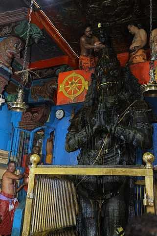 அனுமன் ஜெயந்தி: சுசீந்திரம் கோயிலில் ஆஞ்சனேயருக்கு சிறப்பு அபிஷேகம்