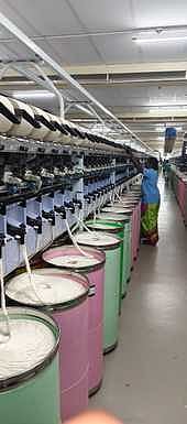 மூலப்பொருளான கழிவுப் பஞ்சு விலை உயா்வால் ஓ.இ. மில்களில் நூல் உற்பத்தி 50% குறைப்பு