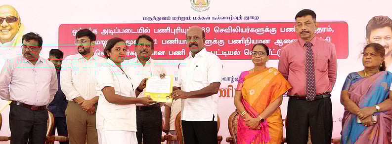 169 ஒப்பந்த செவிலியா்களுக்கு பணி நிரந்தரம்: 831 பேருக்கு பொங்கலுக்குள் நிரந்தரப் பணி -அமைச்சா் மா.சுப்பிரமணியன்