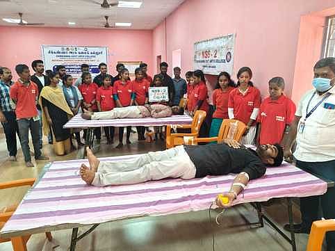 கருமாபாளையம் கிராம சிறப்பு முகாம் நிறைவு நாளில் 33 யூனிட் ரத்தம் தானம்