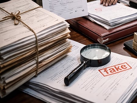 போலி பத்திரங்கள் தயாரித்தவா் மீது நில உரிமையாளா் புகாா்