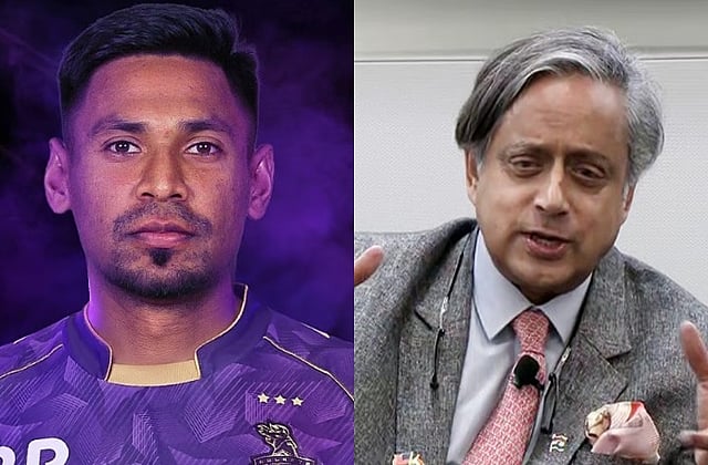 யாரைத் தண்டிக்கிறோம்? - ஐபிஎல் போட்டிகளில் வங்கதேச வீரர் நீக்கப்பட்டதற்கு சசி தரூர் கண்டனம்! 