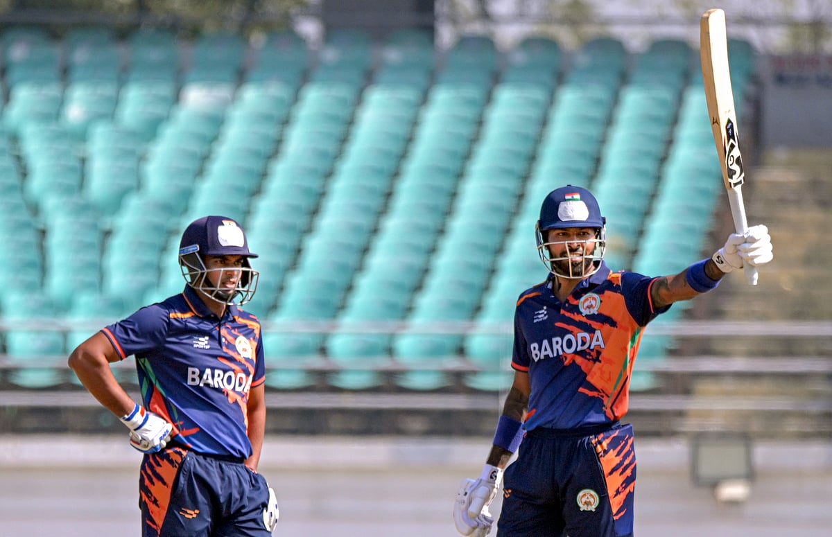 ஹாா்திக் பாண்டியா அதிரடி வீண்: விதா்பாவிடம் பரோடா தோல்வி