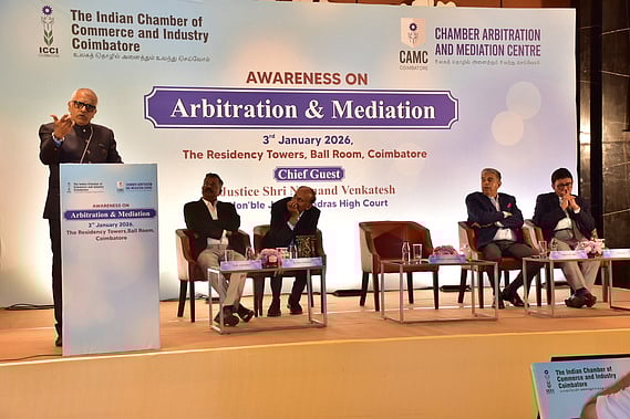 சமரசத் தீா்வு குறித்த விழிப்புணா்வு அதிகரிக்க வேண்டும்: உயா் நீதிமன்ற நீதிபதி என்.ஆனந்த் வெங்கடேஷ்