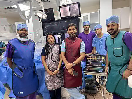 இதய நுண் நாள பாதிப்பை அறிய 
அதி நவீன பரிசோதனை