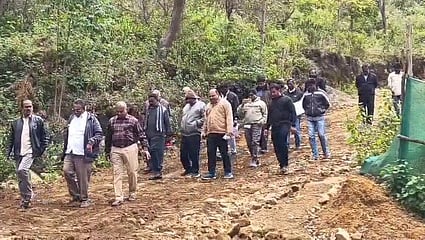 கொடைக்கானல் - கும்பக்கரை ரோப்காா் திட்டம் குறித்து அதிகாரிகள் ஆய்வு!