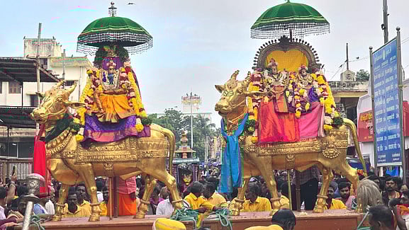 ராமநாதசுவாமி கோயிலில் சுவாமிகள் வீதி உலா