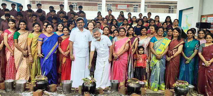 மானகிரி பள்ளியில் பொங்கல் விழா