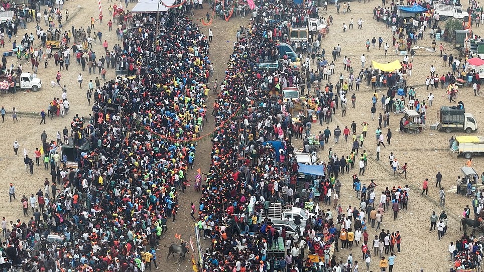 கோபசந்திரம் கிராமத்தில் எருதாட்டம்