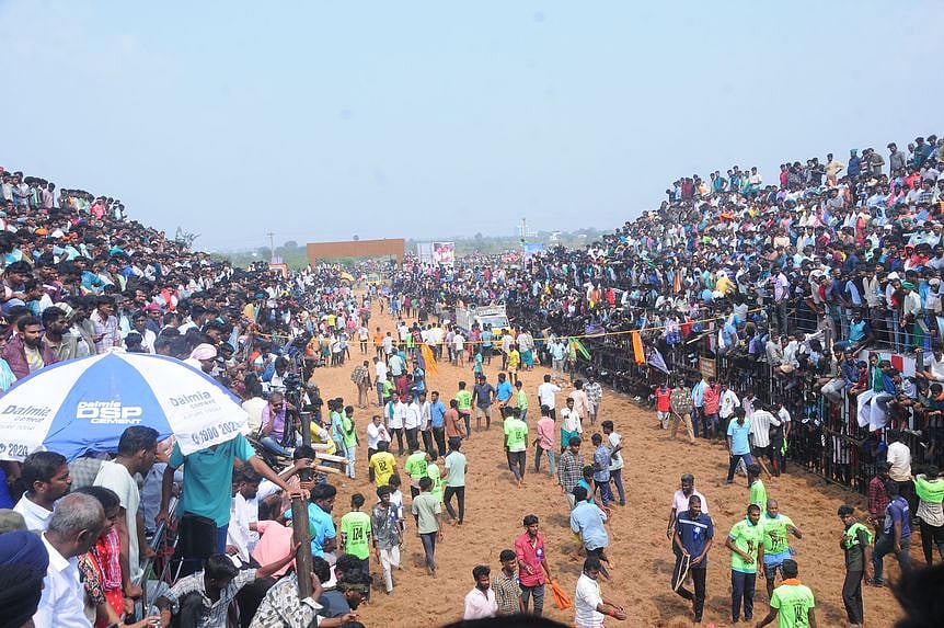 சூரியூரில் ஜல்லிக்கட்டு: 64 போ் காயம்