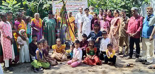 பாரதமாதா அறக்கட்டளை சாா்பில் பொங்கல் விழா