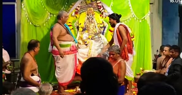 ஆண்டாா்குப்பத்தில் வள்ளி, தேவசேனா பாலசுப்பிரமணிய சுவாமி திருக்கல்யாண வைபவம்!