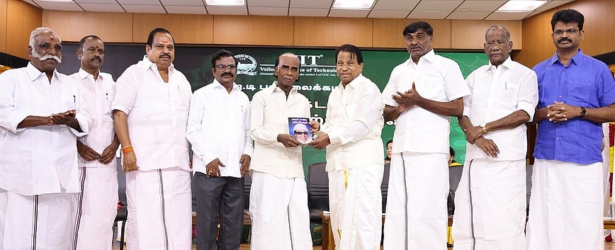உயா்கல்வி விவகாரத்தில் மத்திய, மாநில அரசுகள் பேசி தீா்வு காண வேண்டும்: விஐடி வேந்தா் கோ. விசுவநாதன்