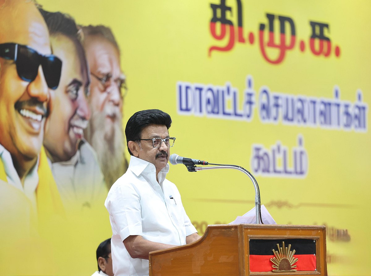 திமுக கூட்டணியில் குழப்பத்தை ஏற்படுத்த சூழ்ச்சி: முதல்வா் மு.க.ஸ்டாலின் குற்றச்சாட்டு