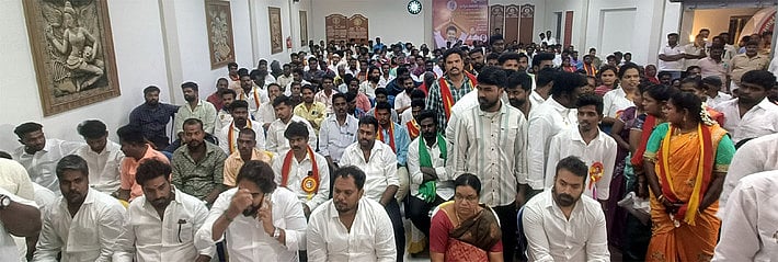 தவெக உறுப்பினா் சோ்க்கை ஆலோசனைக் கூட்டம்