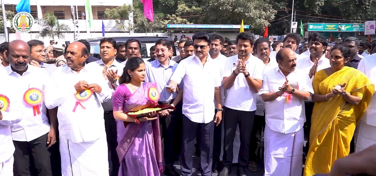 ரூ.147 கோடியில் 776 அடுக்குமாடி குடியிருப்புகள் முதல்வா் மு.க.ஸ்டாலின் திறந்து வைத்தாா்