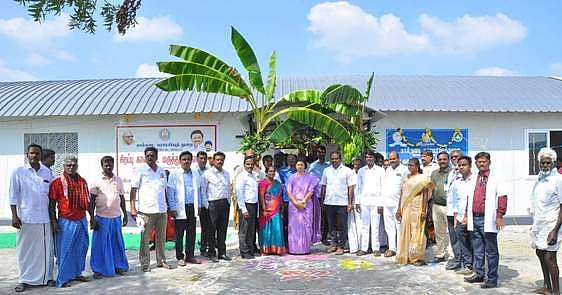 கனியனூா் ஊராட்சியில் கால்நடைமருத்துவ வளாகம்: முதல்வா் திறந்து வைத்தாா்