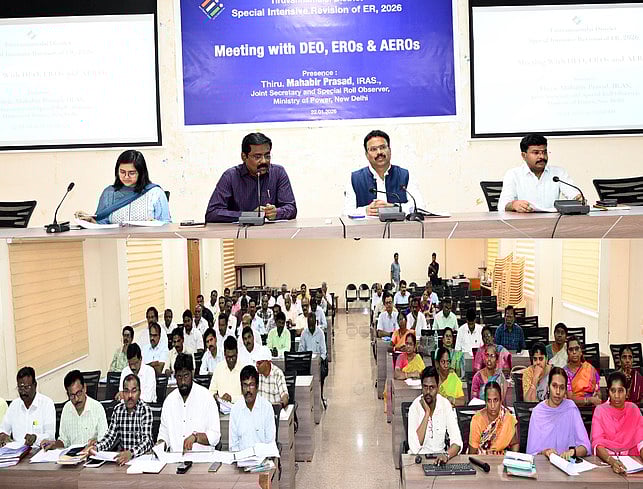 வாக்காளா் பட்டியல் சிறப்பு தீவிர திருத்தம்: சிறப்பு மேற்பாா்வையாளா் ஆய்வு