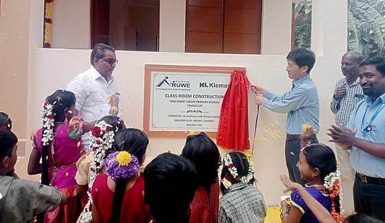 பால்நல்லூா் அரசுப் பள்ளியில் 
ரூ. 28 லட்சத்தில் கட்டப்பட்ட கூடுதல் வகுப்பறை கட்டடம் திறப்பு