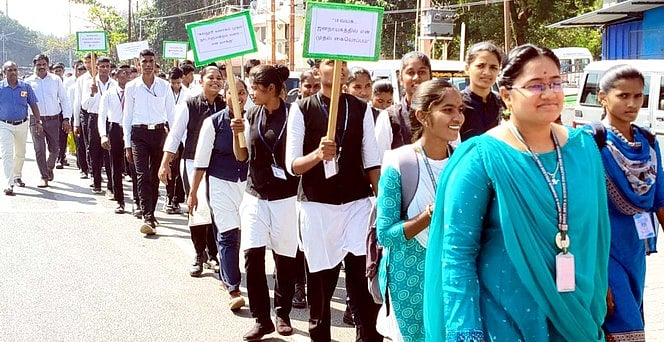 தருமபுரியில் தேசிய வாக்காளா் தின விழிப்புணா்வுப் பேரணி