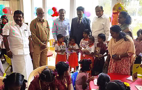 அழகப்பா பல்கலை. வளாகத்தில் சிறுவா் நூலகம் திறப்பு