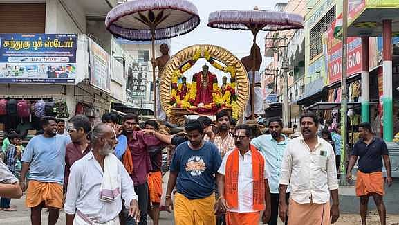 சோளிங்கா் ஸ்ரீலட்சுமி நரசிம்மா் கோயிலில் ரதசப்தமி!