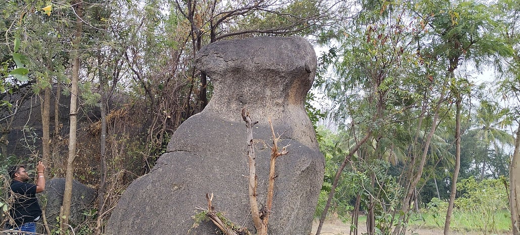 அரிய வகையான 3 காளான் பாறைகள் கண்டெடுப்பு