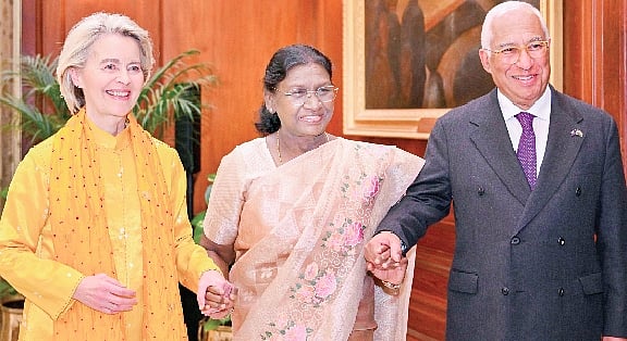 சமநிலை, ஸ்திரத்தன்மையின் சக்தியாக இந்தியா-ஐரோப்பிய யூனியன்: குடியரசுத் தலைவா் திரெளபதி முா்மு