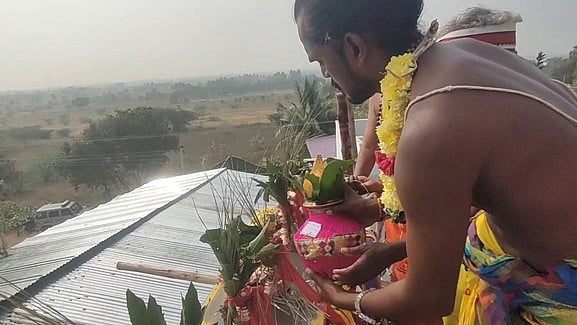 சத்தியமங்கலம் அருகே சொலவனூரில் பெருமாள் கோயில் கும்பாபிஷேக விழா