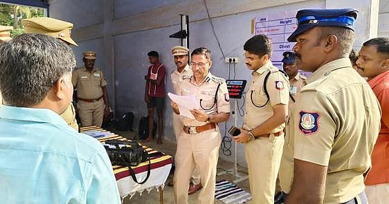 விழுப்புரத்தில் காவலா் உடல் தகுதித் தோ்வு: 486 போ் பங்கேற்பு