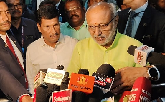 பட்ஜெட் கூட்டத் தொடரில் ஆக்கபூா்வமான விவாதம்:  எம்.பி.க்களுக்கு சி.பி.ராதாகிருஷ்ணன் அறிவுரை 