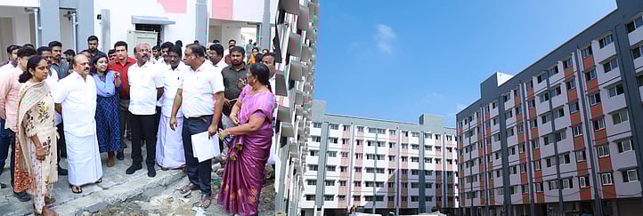 கோட்டூா்புரம் அடுக்குமாடி குடியிருப்புகள் பிப். 20- க்குள் பயனாளிகளுக்கு வழங்கப்படும்:
அமைச்சா் தா.மோ.அன்பரசன்