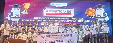 ரோபோட்டிகா- 2026  போட்டியில்
சந்தானம் வித்யாலயா சாதனை