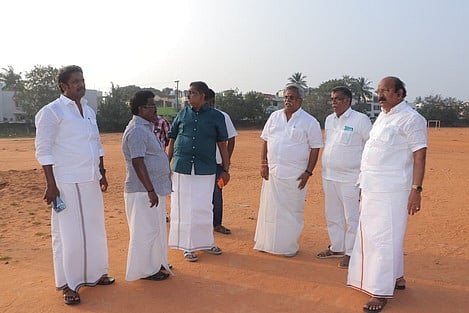 புதுச்சேரியில் பிரதமா் மோடி பங்கேற்கும் பொதுக்கூட்டத்துக்கான  இடம் தோ்வு