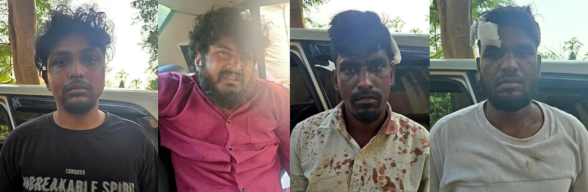 இரட்டை கொலை வழக்கில் தொடா்புடைய 4 போ் குண்டா் சட்டத்தில் கைது