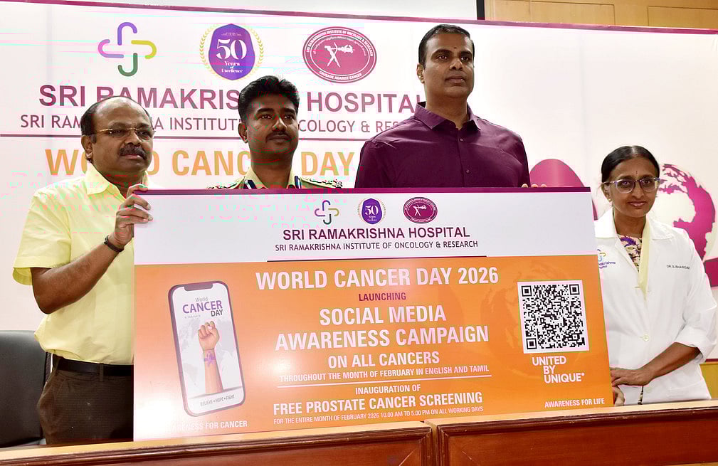 ஸ்ரீ ராமகிருஷ்ணா மருத்துவமனையில்
உலக புற்றுநோய் தினம் அனுசரிப்பு