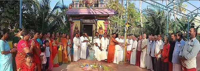 நடுவூா்க்கரை கோயிலில் கால்நாட்டு விழா