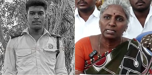 மிளகாய்ப்பொடி தூவி, தண்ணீர் கொடுக்காமல்... என் மகன் என்ன தீவிரவாதியா? - அஜித்குமாரின் தாய் வேதனை!