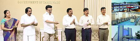 ரூ.100 கோடியில் அதிநவீன பால்பண்ணை, ஆய்வகம்:  முதல்வா் மு.க.ஸ்டாலின் திறந்து வைத்தாா் 