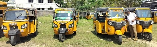 போக்குவரத்து விதிமீறல் : 4 ஆட்டோக்கள், ஷோ் ஆட்டோ பறிமுதல்