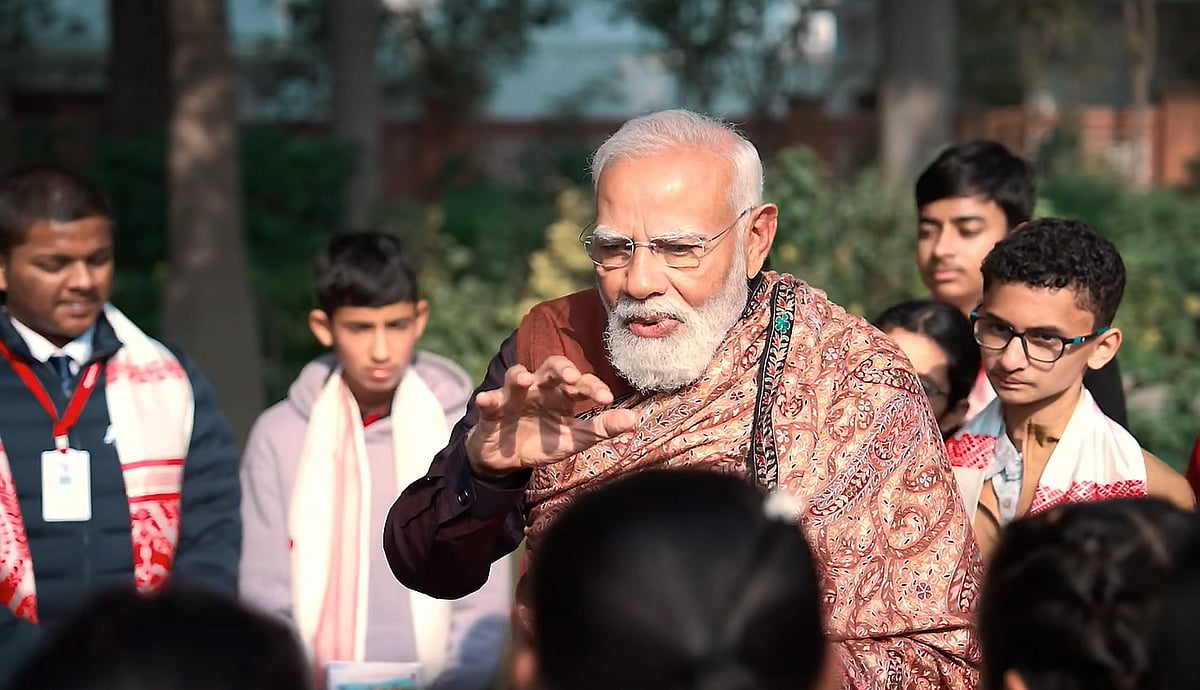 கல்வியை சுமையாக நினைக்கக்கூடாது! மாணவர்களுடன் மோடி கலந்துரையாடல்!