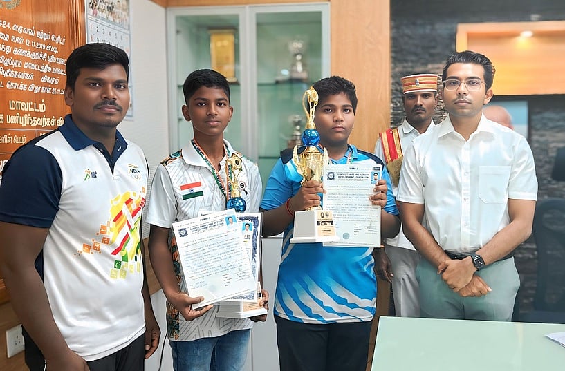 தேசிய அளவிலான துப்பாக்கிச் சுடும் போட்டி: விழுப்புரம் வீரா்கள் சிறப்பிடம்