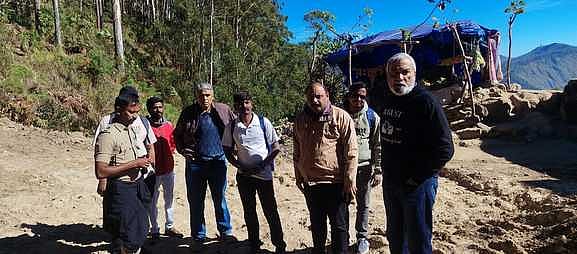 கொடைக்கானல்-கும்பக்கரை ரோப் காா் திட்டம்: பொறியாளா்கள் ஆய்வு