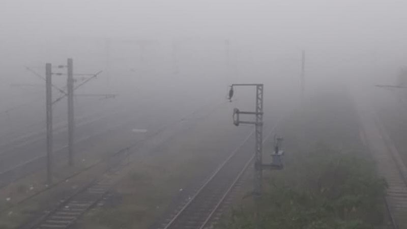 சென்னையில் கடும் பனிமூட்டம்: மின்சார ரயில்கள் தாமதமாக இயக்கம்!