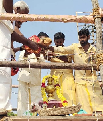 வெள்ளியூா்  செல்வவிநாயகா் கோயில் குடமுழுக்கு