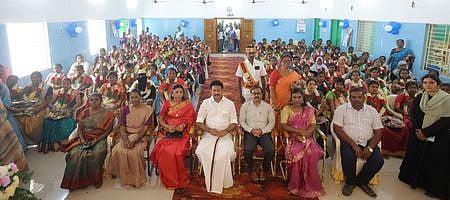 திருவெறும்பூரில் சமுதாய வளைகாப்பு விழா